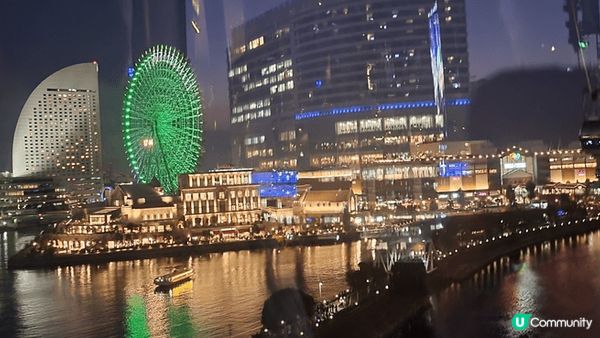6日5夜的日本東京之旅,其中2日1夜在橫濱逗留，橫濱港灣的夜...