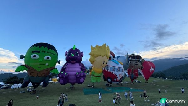 台東好天氣睇特色熱氣球！每年夏天台東會有台東熱氣球嘉年華，會...