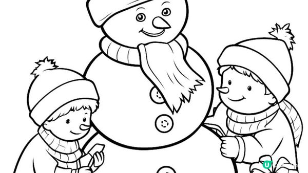 Kleurplaat Kerst：创造冬日乐趣