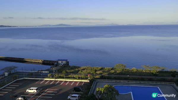 這個是京都竹林+天橋立温泉酒店，起床就望到湖景，又有得浸温泉...