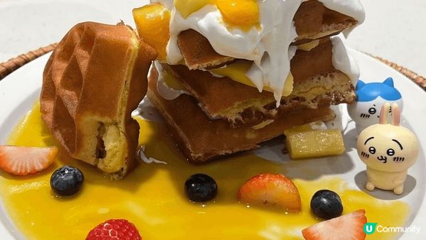 濟州食飯卷，同芒果🥭窩夫