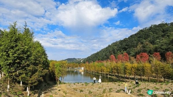 韶關遇見紅葉加上彩虹及去天空之鏡打卡。
