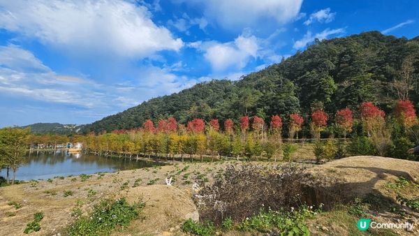 韶關遇見紅葉加上彩虹及去天空之鏡打卡。