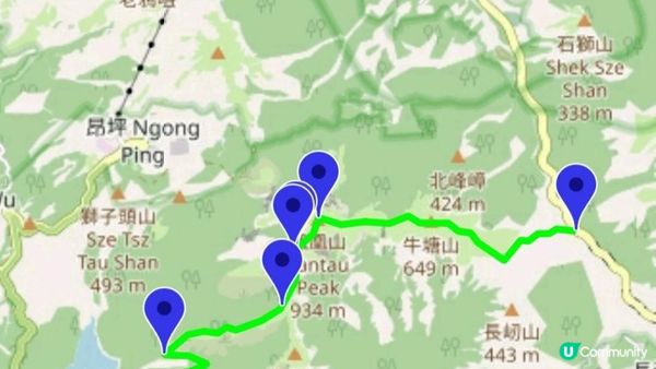 【石壁水塘至伯公坳行山篇】西狗牙、一線生機、閰王壁、小鳥回頭、斬柴坳、鳳凰山