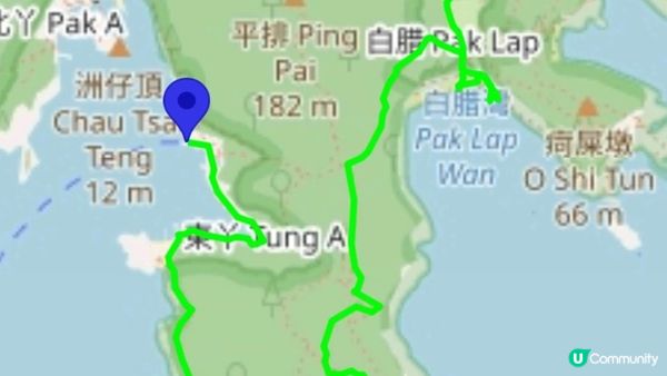 《西貢萬宜路至糧船灣行山篇》白腊村/白腊灣、白虎山下廢田、白虎山、馬頭環、沙橋、東丫