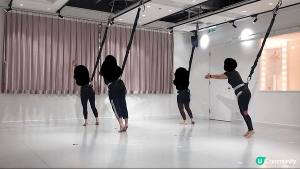 Bungee dance好玩又健康，用強力繩索輕快地彈跳，瞬...