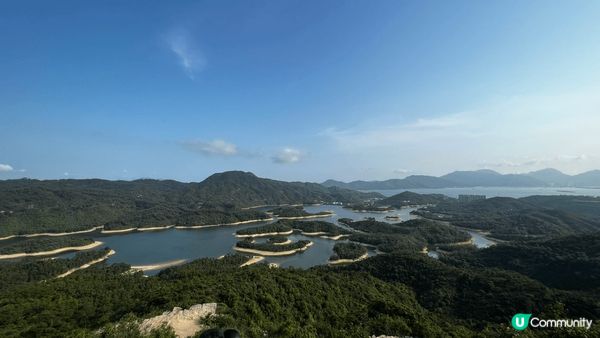 元朗大欖涌水塘千島湖清景台，行上去唔算好辛苦，上到去嘅景觀一...