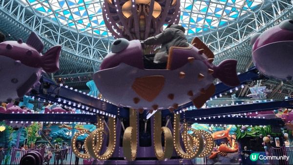 珠海長隆嘅宇宙飛船樂園好好玩，除了觀賞海洋生物，仲有好多機動...