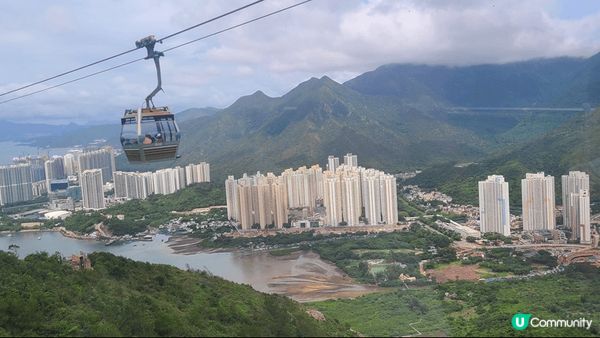 天壇大佛係一個洗滌心靈的好地方。坐纜車可睇到好靚的風景。#我...