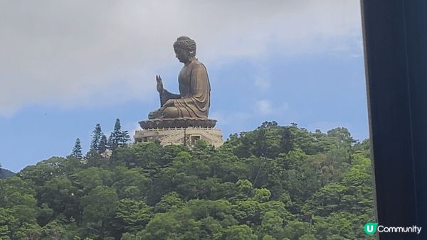 天壇大佛係一個洗滌心靈的好地方。坐纜車可睇到好靚的風景。#我...