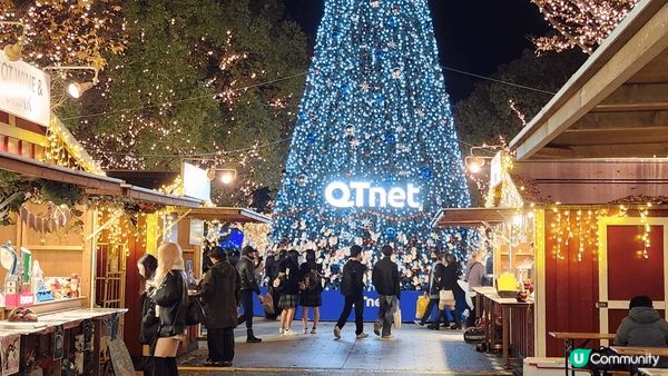 這是日本福岡, 這裏不但滿載七彩繽紛嘅燈飾,亦都有很多不同嘅...