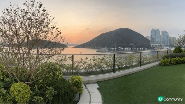 富麗敦酒店外無敵海景，仲可以睇到超靚既日落景色