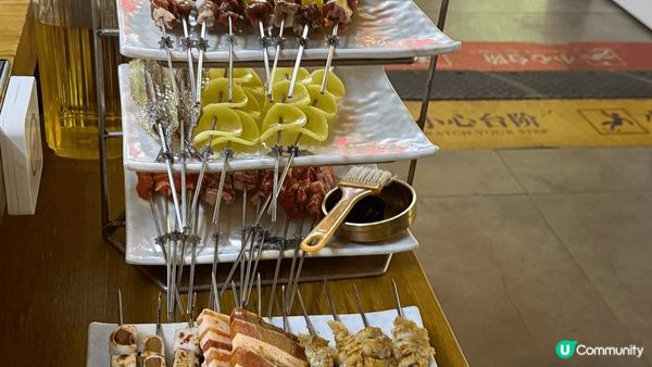 深圳車公廟延边河坝燒烤串城，環境衛生，舒適，可以預訂房間，一...