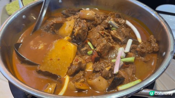 兩斤新鮮羊腩煲加羊內臟，食到舔舔脷，仲有潮汕牛丸，牛丸彈牙到...