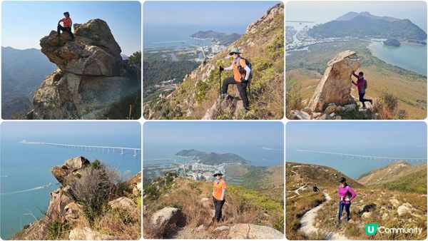 《大嶼山行山篇》獅山🦁象山🐘港珠澳大橋，大澳全景