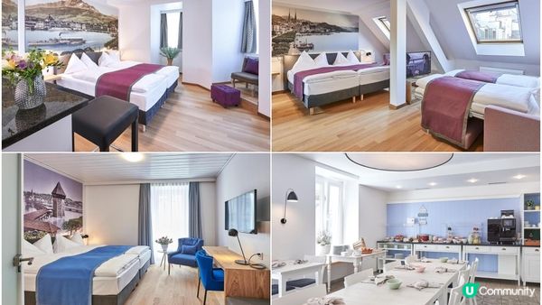 瑞士琉森3間舊城區、湖畔飯店推薦！