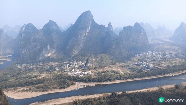 桂林山水甲天下，桂林米粉又便宜又大碗，吃完超飽肚。