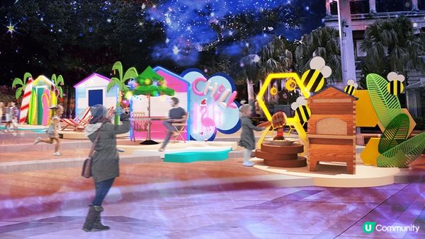 香港赤柱市集，今年聖誕節的時候打造了一個充滿南半球特色的聖誕...