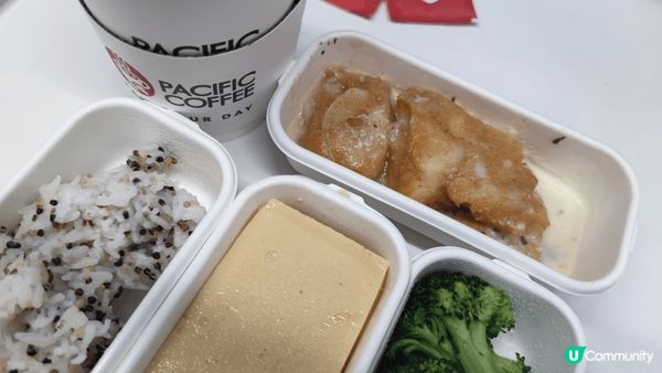 Pacific Coffee都有健康餐可以選購，是日我揀咗忌...