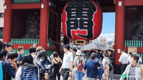 在東京的72小時任坐乘車票真是太划算了！我一到就直奔雷門觀音...