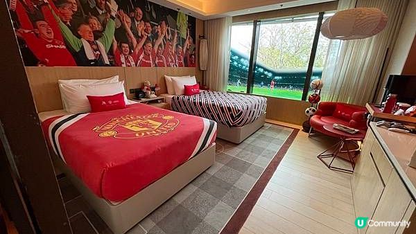 【香港】香港海洋公園萬豪酒店--曼聯足球主題客房🇭🇰