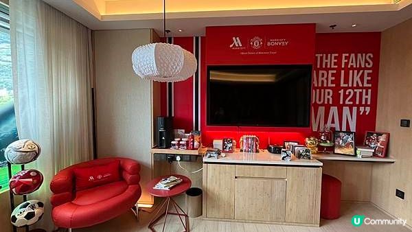 【香港】香港海洋公園萬豪酒店--曼聯足球主題客房🇭🇰