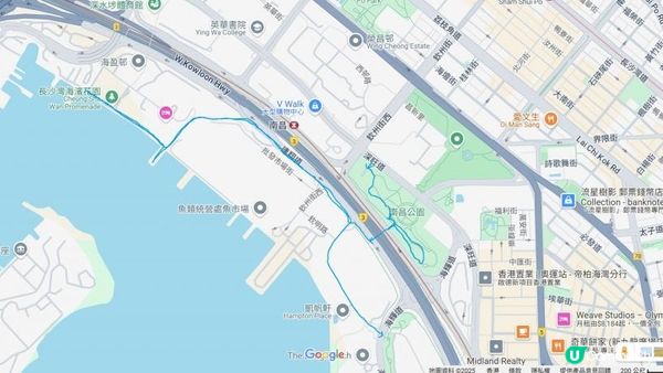 漫遊香港 - 西九龍海濱跑步路線