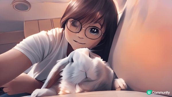 同致愛兔兔影AI相，一樂也