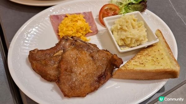 人氣厚豬扒超惹味🥩港式懷舊美食😋元朗冰室