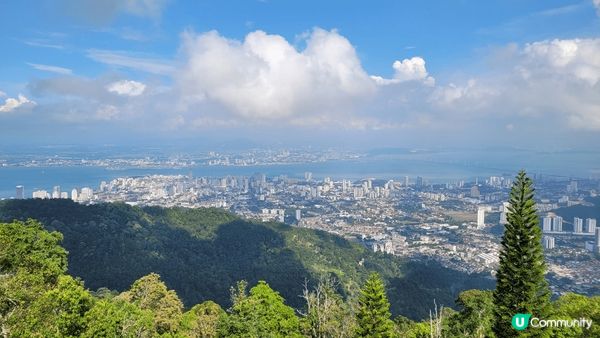 圖片拍攝於位於檳城嘅升旗山，晴朗嘅天氣係影得景色尤其美麗， ...