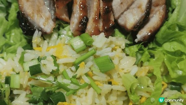 第一次用氣炸鍋做义燒 ，少少肥豬肉，加上肉質彈牙，再配上多蔥...