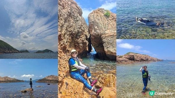 綠蛋島玩水去☀️🌊  人少水清靚到爆！