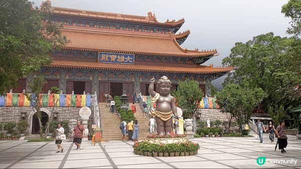 天氣炎熱，要淨心，洗滌心靈，心静自然涼，天壇大佛幫到你。爬到...