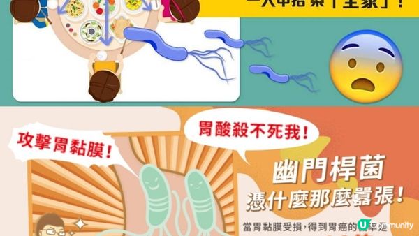 唔該用 #公筷！小心幽門螺旋菌