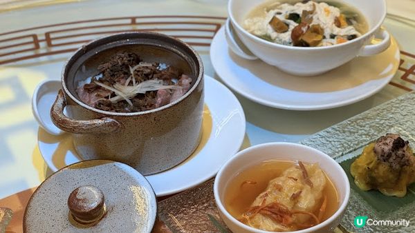 功夫茶 vs 冬瓜套餐。龍苑中菜廳