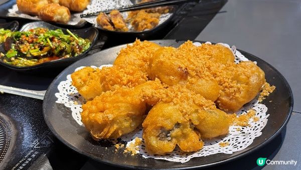 超多料雞煲。小食都好吸引~