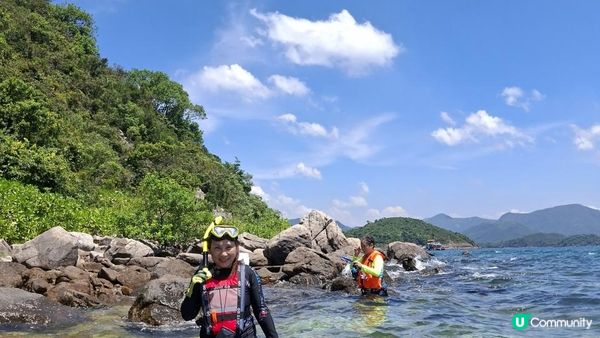夏季玩水系列💦【西貢橋咀島廈門灣背後石灘🤿🎽👙】