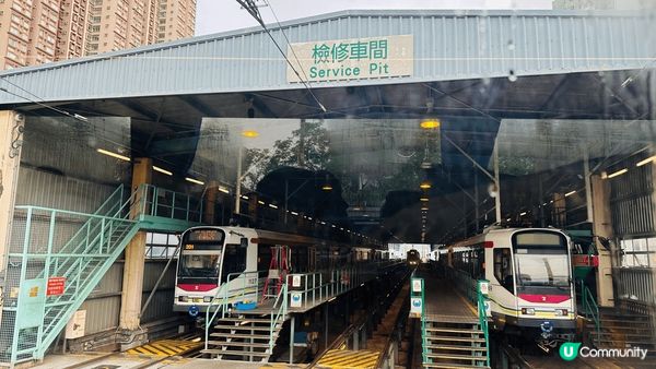 這是位於屯門新屯門中心鄰近的輕鐵車廠站，相信不少小朋友都是鐵...