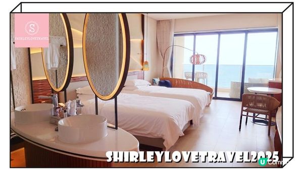 【一個旅囡遊惠州】臥底旅行團 都去過！超美海景房 惠東雙月灣日出銀沙鹽晶酒店 住宿體驗
