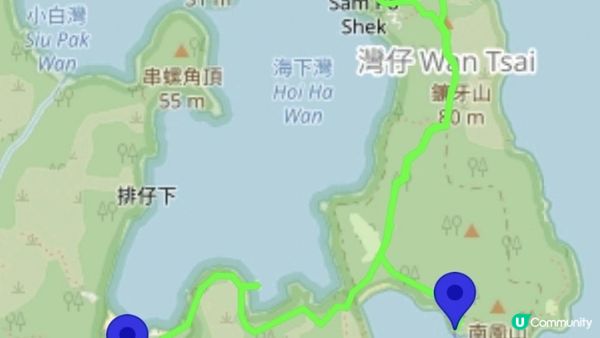 【西貢灣仔(南風灣)碼頭至海下行山篇】望樓仔、棺材角、石灰窰