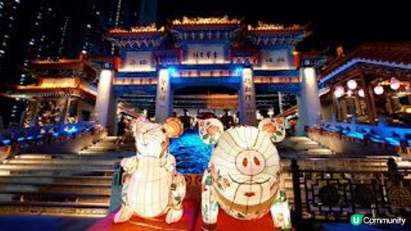 夜遊黃大仙祠