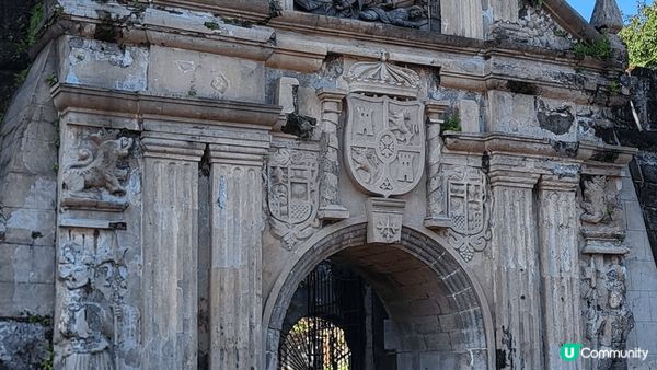 菲律賓馬尼拉聖地牙哥古堡，西班牙殖民時期遺址，歷史的印記，絕...