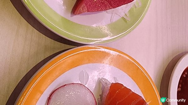 元氣壽司，炸三文魚皮非常香，期間限定食物都好好味好特別