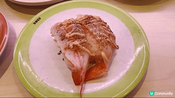 元氣壽司，炸三文魚皮非常香，期間限定食物都好好味好特別