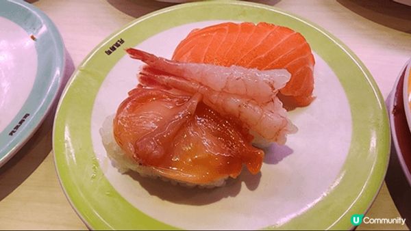 元氣壽司，炸三文魚皮非常香，期間限定食物都好好味好特別