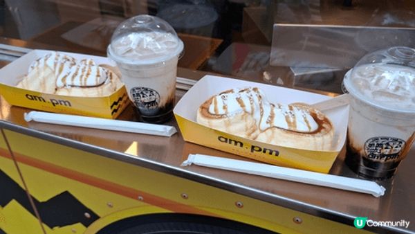 旺角的am.pm，一個很有特色甜品美食地方，布丁，梳乎厘，雪...