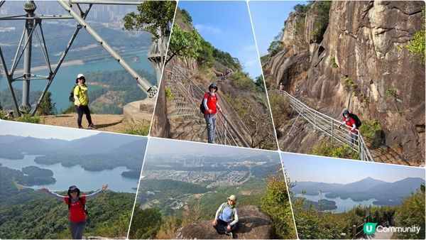 【深圳坪山10號橋至園山風景區正門行山篇】打鼓嶂、深圳版千島湖、鵝公髻、深圳版張家界😅🥰一綫天