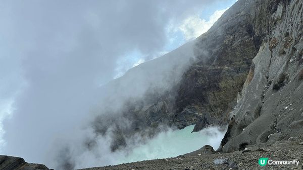 #OK即刻有 **今年九月去了日本阿蘇火山，很壯觀的一個活火...