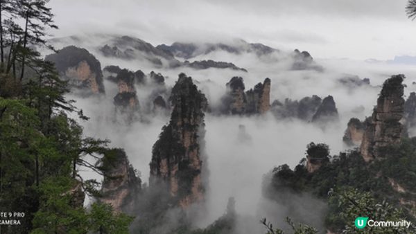 張家界不愧為世遺，無論晴天及雨天，不同天氣有不同靚景；洪崖洞...