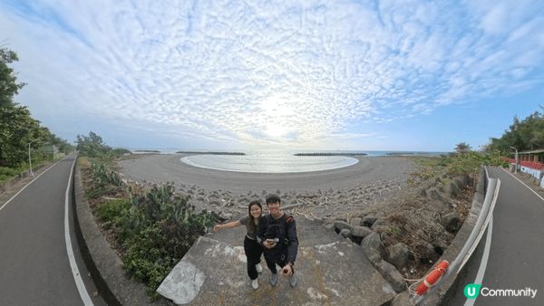 第一張是台南美麗島地鐵站，熱門的打卡點，配上insta360...
